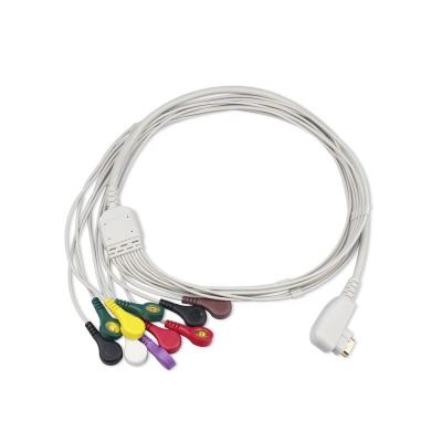 Medical Holter Cable DMS 300-3A 10 Leadwires Holter ECG Cable Surgical Suppliers
