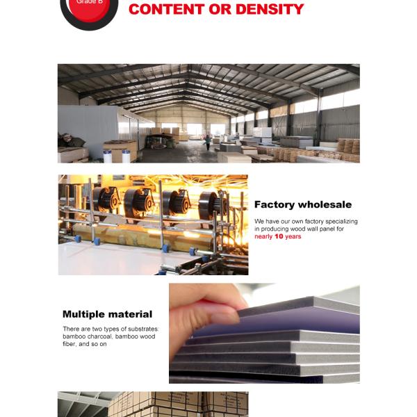 Fabrica de tableros de pared de carbón de bambú mayorista 1220*2440*5/8mm retardante de llama de bambú de carbón de madera ecológico de metal decorativo de bambú de carbón de fibra de tablero de panel a prueba de humedad para la pantalla de fondo