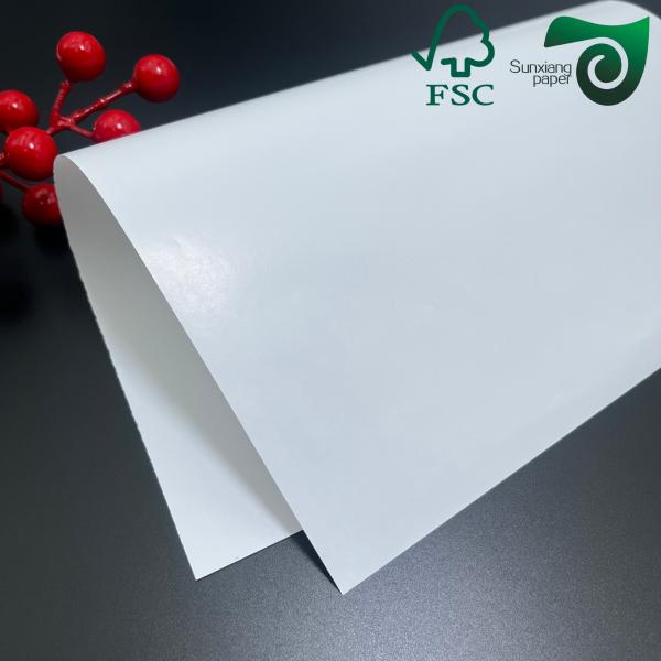 70 gms 90 gms FSC C1S Papel revestido brillante de 50 mm para la impresión de etiquetas