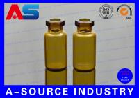 10ml frascos de cristal miniatura ambarinos frasco y tapónes de cristal médicos