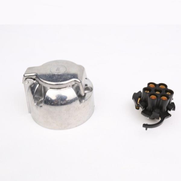 OEM Trailer Socket European Type 12v N Type 7 Pole with Fog Light Cut Switch Aluminum Connector