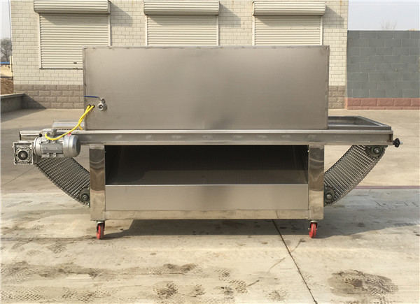 chain type garlic peeling machine, big capacity garlic peeler