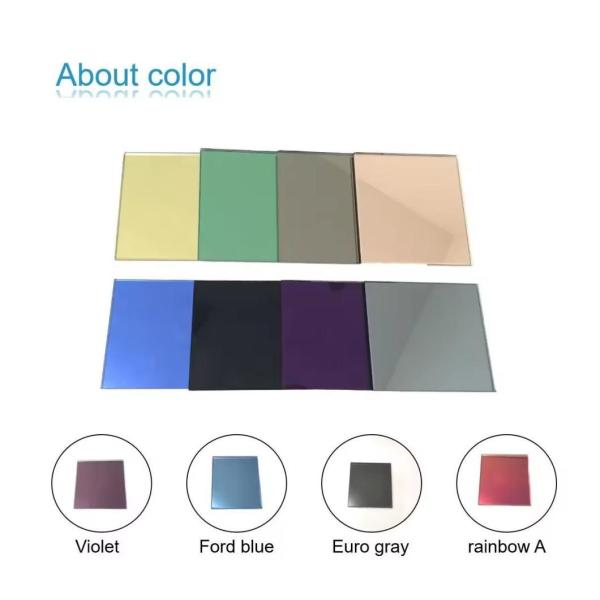 1.5mm 2mm 4mm 5mm Aluminum Mirror Glass/Silver Mirror/Copper Free Mirror/Colored Mirror Glass/Safety Bathroom Anti Fog Mirror Customized