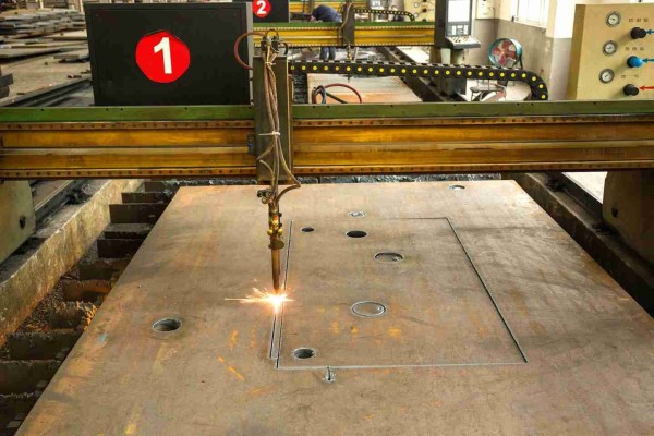 Embedded Punching Laser Cutting Steel Plate for Building Material Applications
