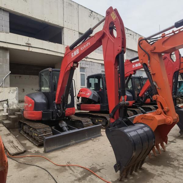 Excavateur d'occasion japonais original Kubota KX165 6t Excavateur d'occasion en bon état