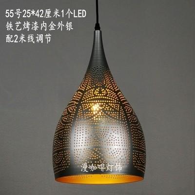 Southeast Asian Retro Vintage Hand Carved Pendant Lights for Living Room Lampshade Pendant light(WH-DC-46)
