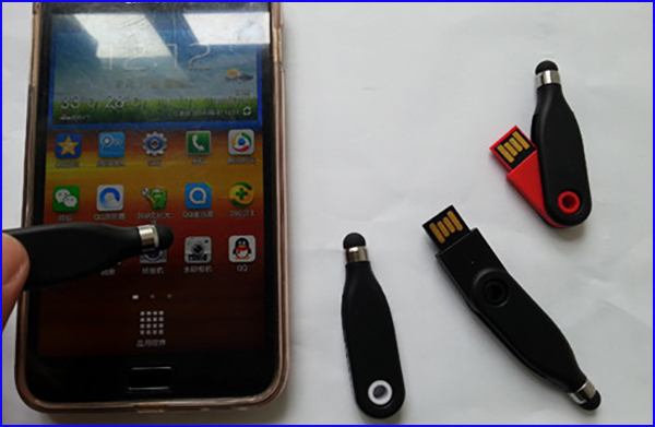 Stylus Twister Usb Thumb Drive Storage Device for Smart Phone