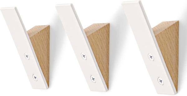 Ganchos de nozes pretas padrão para cabides de pendurar ganchos de parede ganchos de parede decorativos