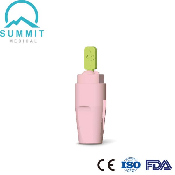 Retractile Micro Safety Lancet 21G/23G 2.2mm for Capillary Blood Sampling
