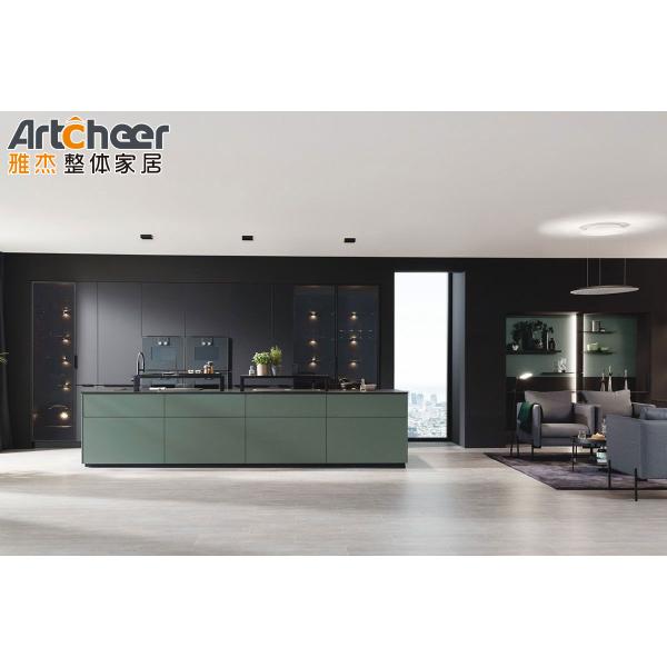 Готовый Кухонный шкаф в форме I с мраморным столом класса E0 на Филиппинах