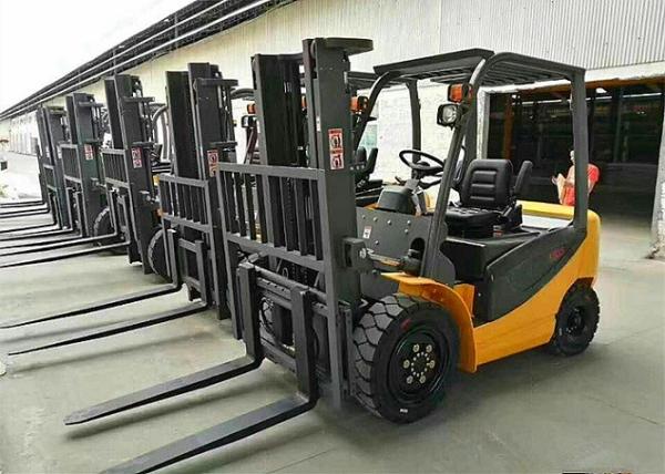 Heavy Duty 3.5 Ton Electric Forklift Truck With CE Certificate