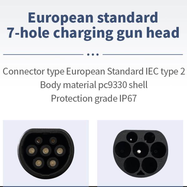 European Standard Type2-Type2 EV Charging Extension Cord EV Charging Accessories
