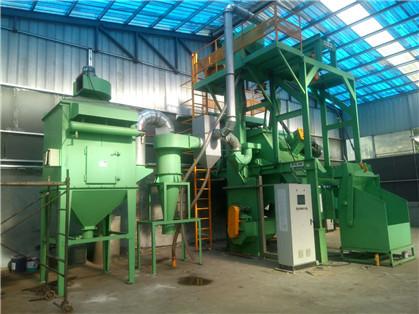 Surface Continuous Treatment 700mm Industrial Shot Blaster Roller Conveyor Type