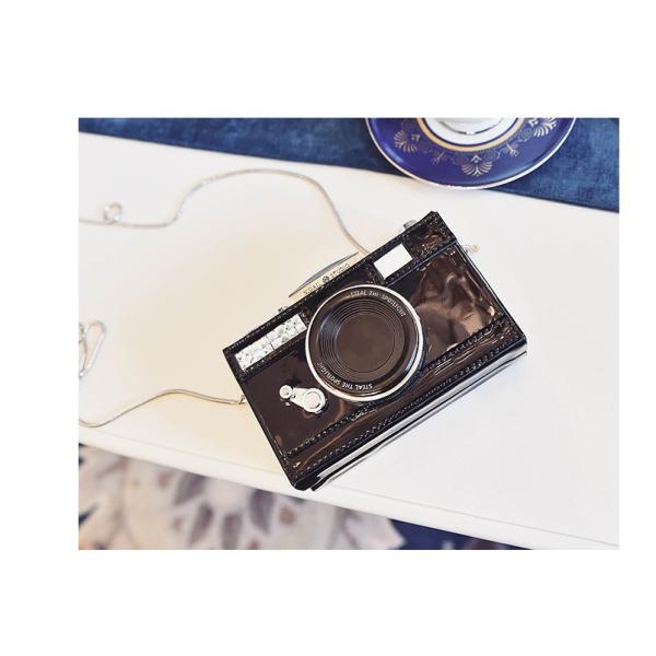 2016 summer new tide personality camera bag packet female European and American fashion chain shoulder bag Messenger bag