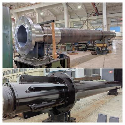 Robust Construction Hydraulic Cylinder Chrome Plating Self Guided Anti Rotation