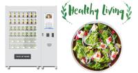 Máquina de venda automática do suco do frasco da salada de Winnsen, correia transportadora que vende o cacifo com elevador