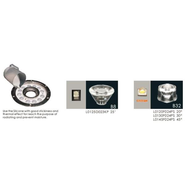 B4TB1257 B4TB1218 12 * света фонтана бассейна СИД 2W центральные Ejective с Dia диаметра. обложка IP68 182mm водоустойчивая