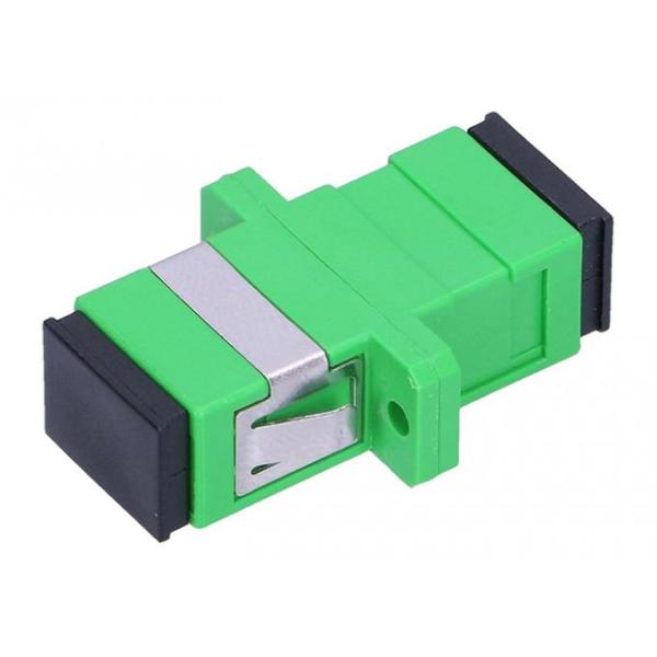 Reduced Flange APC UPC Simplex Fiber Cable Coupler FTTX SC Fiber Adapter