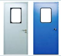 Master Series Steel Pharmaceutical Cleanroom Door Single / Double / Unequal Leaf
