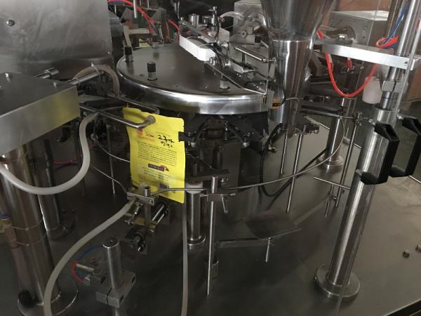 Máquina de embalagem Multihead do saco do zíper das vagens do detergente para a roupa automático