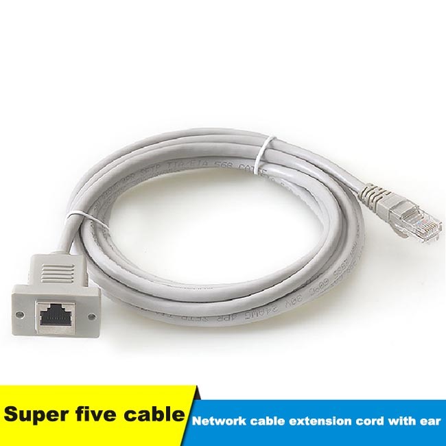 мужчина кабеля ethernet Cat5 Rj45 0.85m к женскому удлинительному кабелю локальных сетей