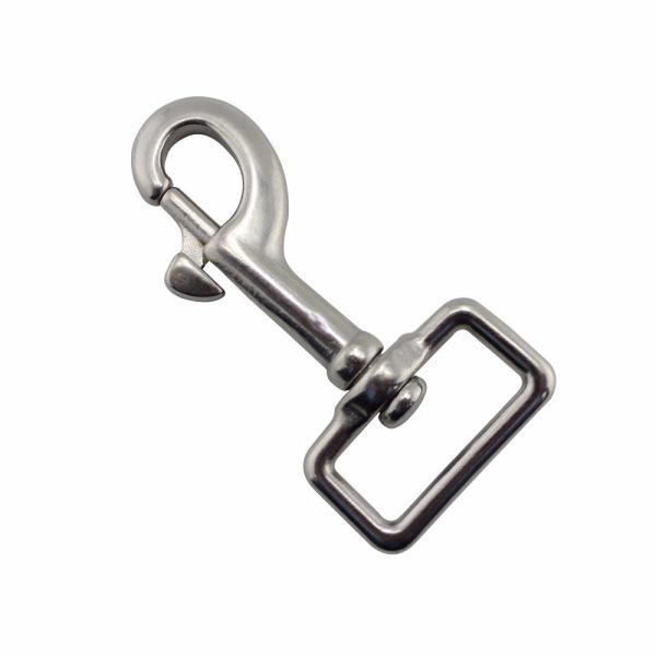 factory direct supply bag parts and accessories stainless steel snap hook swivel for pets and handbag