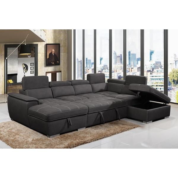 Hot sales loveseater+cornerchaise+ottoman u shape living room home furniture sets modern sofa bed sectional sofa for