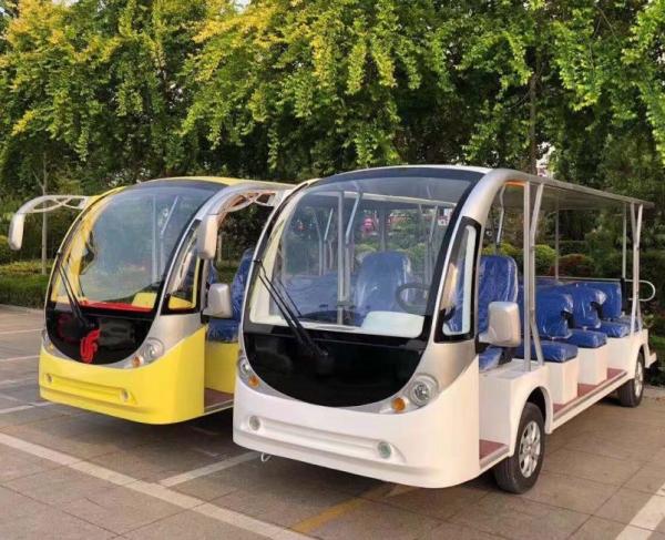 New style passenger electric car 4 wheels electric sightseeing cars  made in China with 11 seats