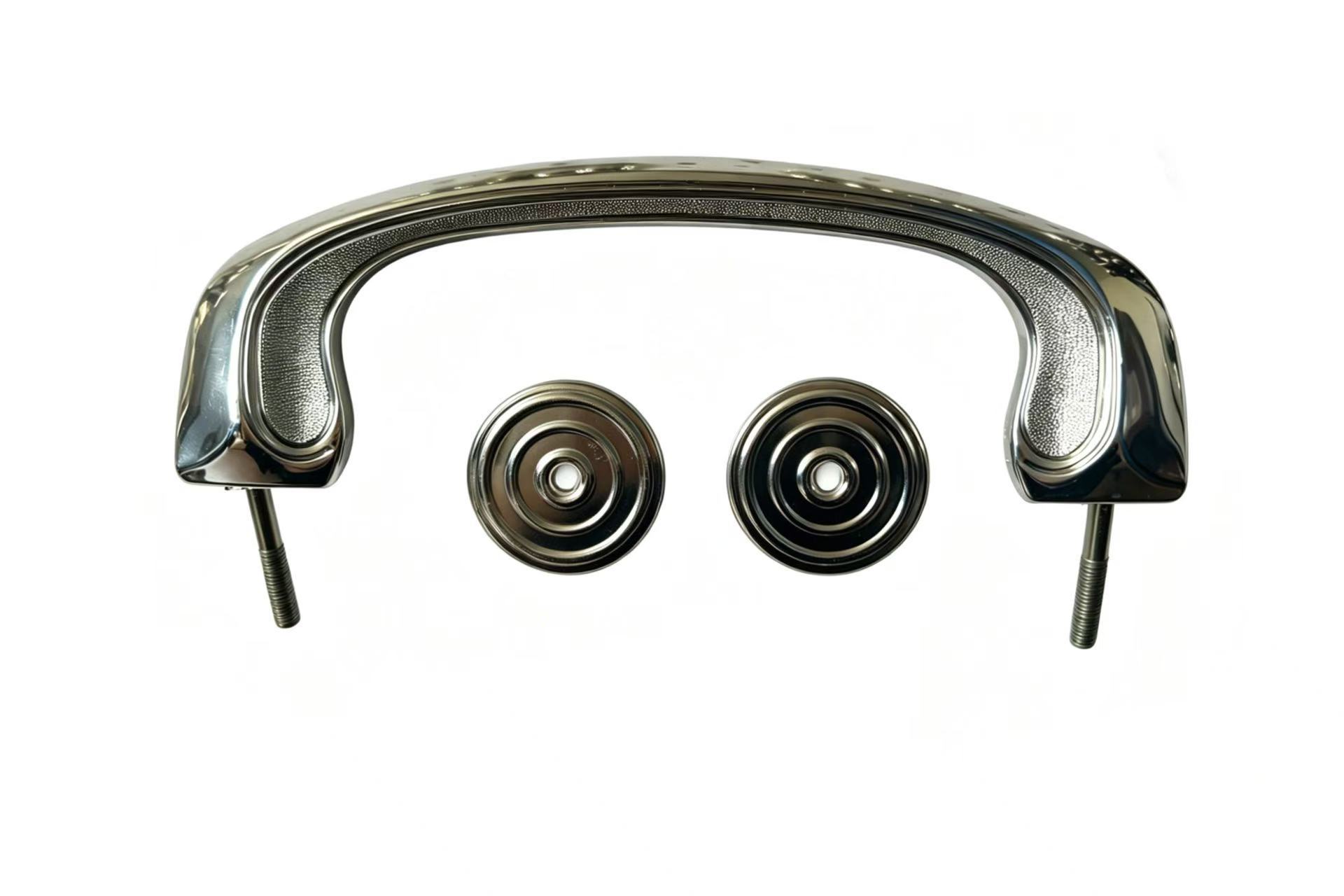 Pale Gold Plastic And Metal Casket Hardware , Wholesale Coffin Handles H9021