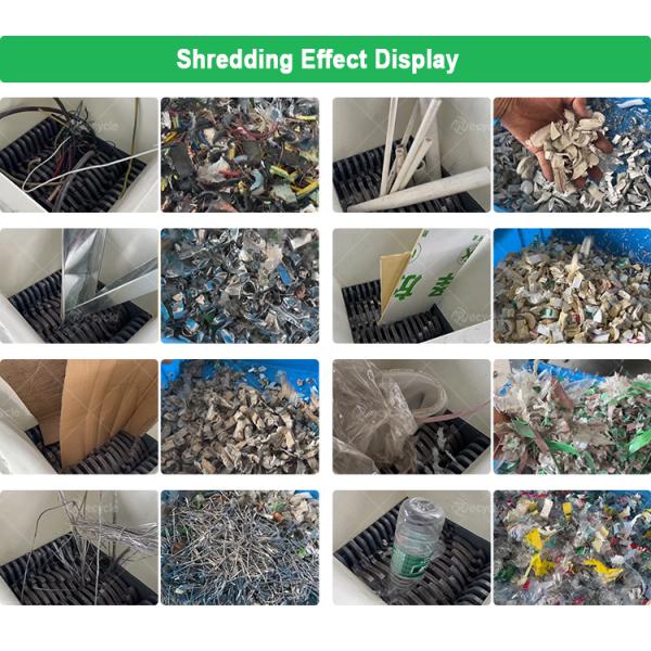 Double Shaft Shredder for Shredding Mini Scrap Plastic Metal Crusher Crushing Machine