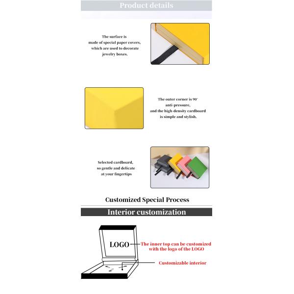 jewelry display cases Customized Color Drawer Storage Box For Rings And Earrings