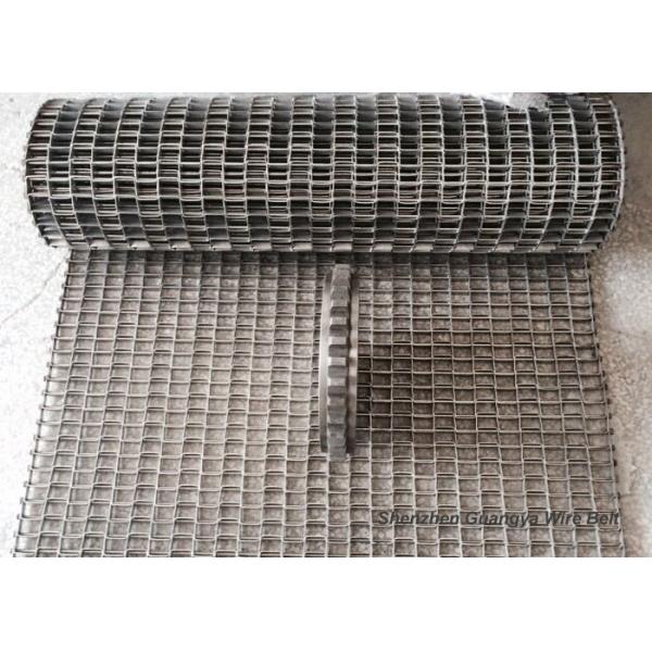 SS316 27.3mm Rod Honeycomb Conveyor Belt ANSI For Food Processing