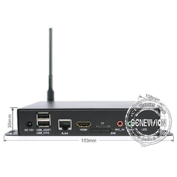 Intelligent Split Screen HDMI Android Media Box With RK3399 CPU