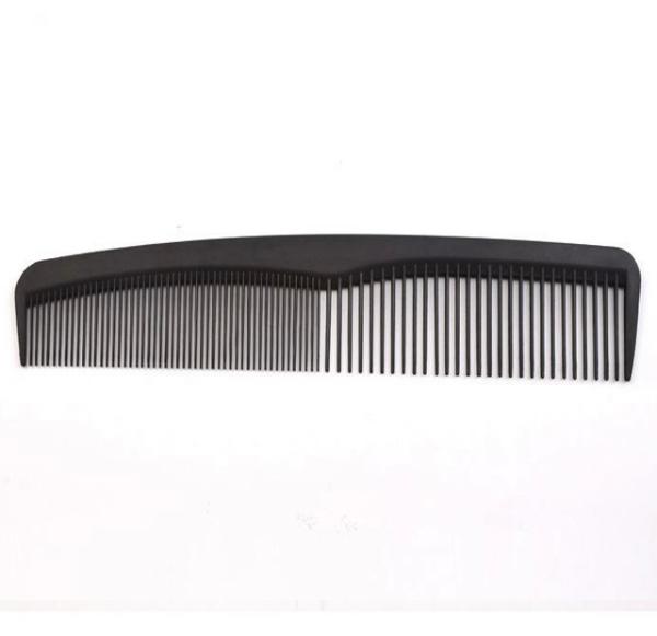 Classical Black Carbon Fiber Small Hair Combs High Flexibility Without Fly Away