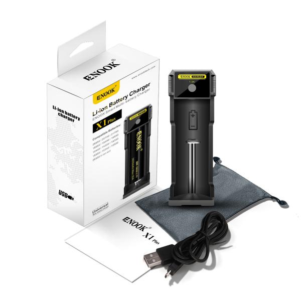 Carregador de bateria de iões de lítio de plástico DC Plug Com US EU UK Plug