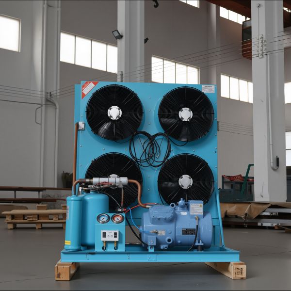 Dual Fans Motor Automatic Industrial Refrigeration Cold Room Condensing Unit