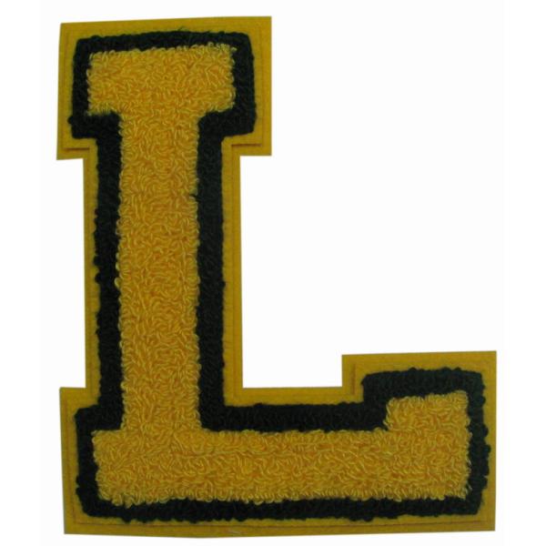 Sew On Washable PMS Chenille Alphabet Letters Patches