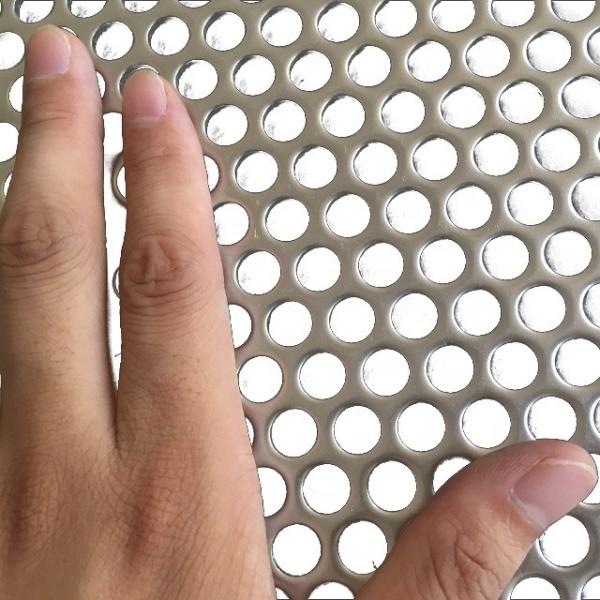 Industry Puncing Plate Round Small Hole 0.5mm Perforated Sheet Metal Panels with Corrosion Resistance and Small Round Holes
