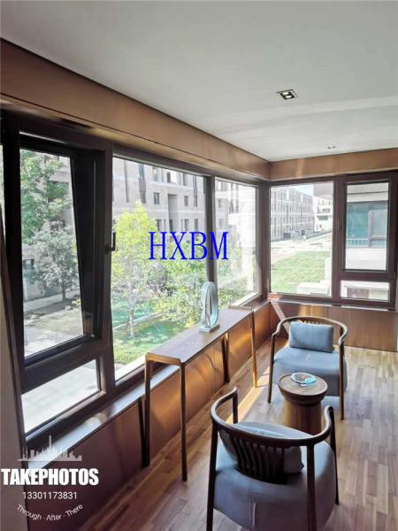 Thermal Break 5mm Glass Clad Aluminum Windows Anodized