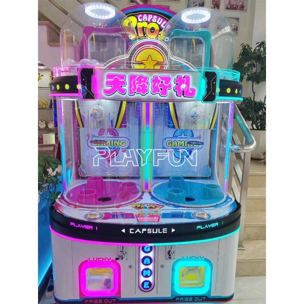 Popular Commercial Gift Vending Lucky Ball Drop 2 Palyers Coin Operated Capsule Pro Prizes Arcade Game Machine for Amusement