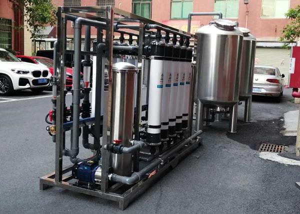 10TPH Membrane Uf Filter Equipment Ultrafiltration Water Purifier Automatic Backwash Reuse Water Treatment Plant