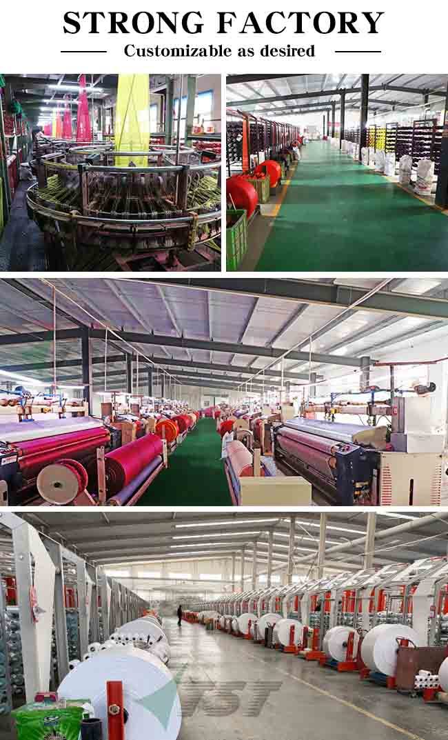 60*100cm white color pp woven bag for rice maize feed fertilizer packing