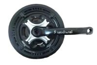 24*34*42 T *152MM BMX Bicicleta Crankset Bicicleta de montaña conjunto de manivela anti corrosión