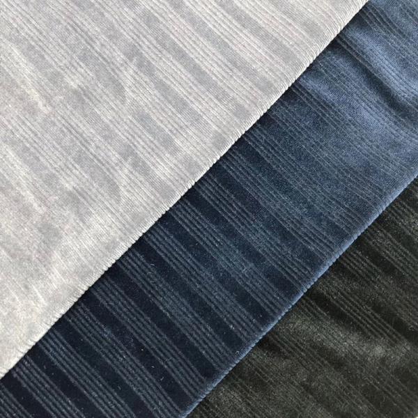 230-300gsm Striped Corduroy Velvet Fabric Velvet Upholstery Material