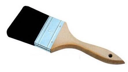 Double Boiled Black Bristle Painting Brush