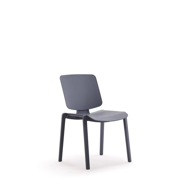 PP Stackable Training Room Chairs 60*53.5*83.5cm Variety Colors