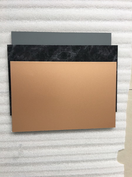 Smooth Surface PVDF Aluminum Composite Panel 5500mm Length With 0.40mm Alu Thickness