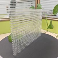 Plaque de toiture creuse en polycarbonate transparent protégée contre les UV 2,44 m 6 m