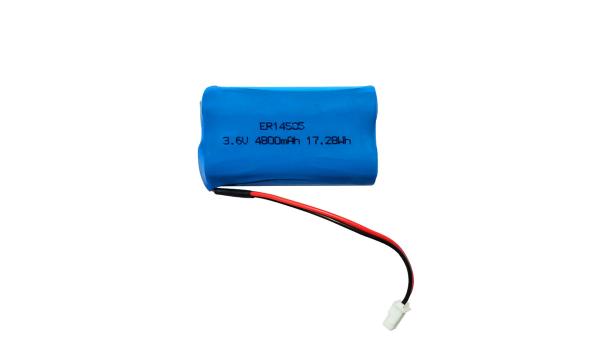 ER14505 3.6V 4800mAh リチウムチオニル塩化電池