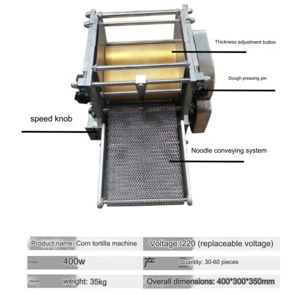 Portable Mini Chapati Making Machine Suitable for Home and Snack Food Processing Plant
